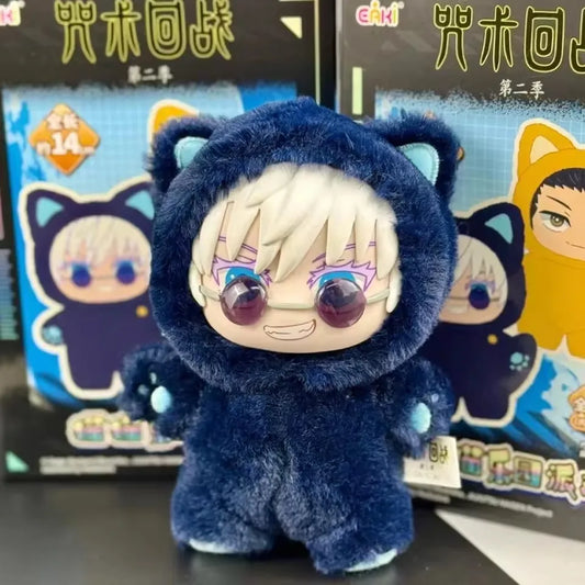 2026New EAKI Jujutsu Kaisen Season 2 Cat Park Party Gojo Satoru Blind Box Doll Pendant Bag Model Series Toys Beauty World Shop