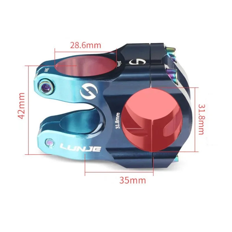 MTB Road Bike Stem CNC Mountain Bicycle Bridge Short Power 31.8mm High Strength Climbing Riser Beauty World Shop