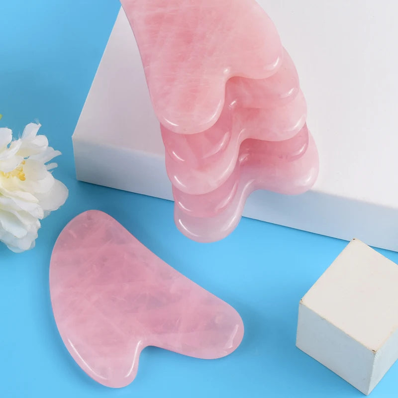 Natural Stone GuaSha Jade Facial Beauty Scraping Massage Tools Firm Skin Care Face Gua Sha SPA Physical Therapy Gue Che Roller Beauty World Shop