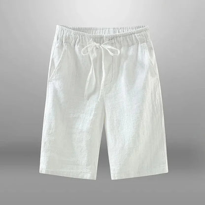 Men Shorts for Men Cotton Linen Casual Breathable Beach Shorts Men's Short Sweatpants Vacation Gym Basketball Beauty World Shop