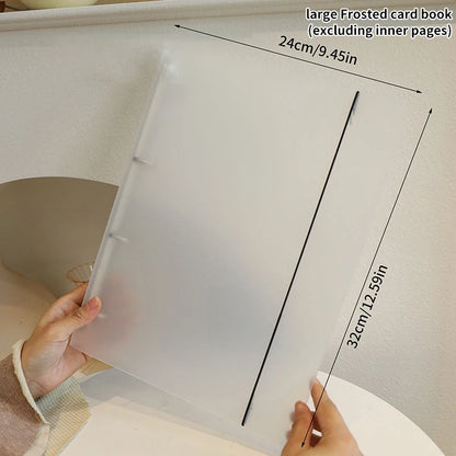 Nail Art Piece Storage Book Large Capacity Exhibition Photo Album Card Clip Display Board DIY Simple Album Storage Book Beauty World Shop