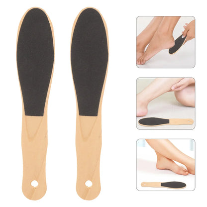 Professional Foot File Double Sided Deadskin Callus Remover for Feet Wooden File to Smooth Hard Coarse Tough Skin Foot Care Tool Beauty World Shop