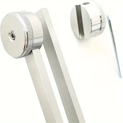 128Hz Tuning Fork  for Sound Therapy Stress Reduction Otoacoustic Emission Testing and Ear Cleaning Tools (Mallet&Wrench Include Beauty World Shop