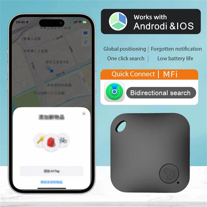 Smart Bluetooth GPS Tag Tracker Work with Android IOS APP Anti Lost Reminder Device Anti-loss Rated Locator Car Key Pet Finder Beauty World Shop