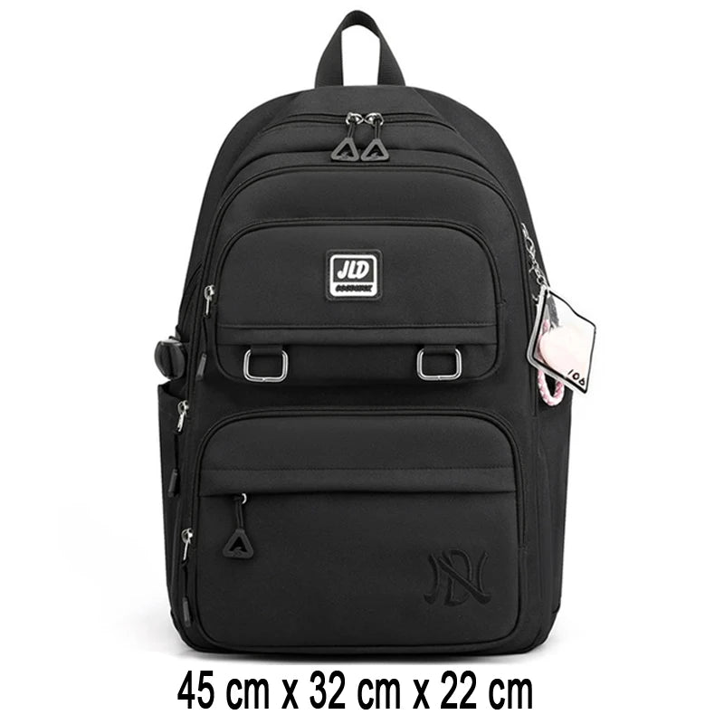 Girl School Bag Backpack Back Pack For Teenager Women Children Female Pink Schoolbag Primary High Bagpack Class Teens Child Kids Beauty World Shop