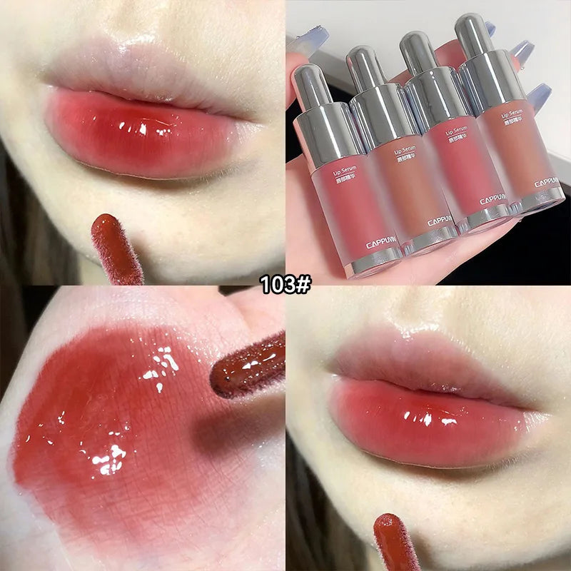 Cappuvini Baby Bottle Lip Gloss — Hydrating Mirror Finish, Glass-Effect Lip Gloss for Jelly-Like Lips, Beauty Trend Shop
