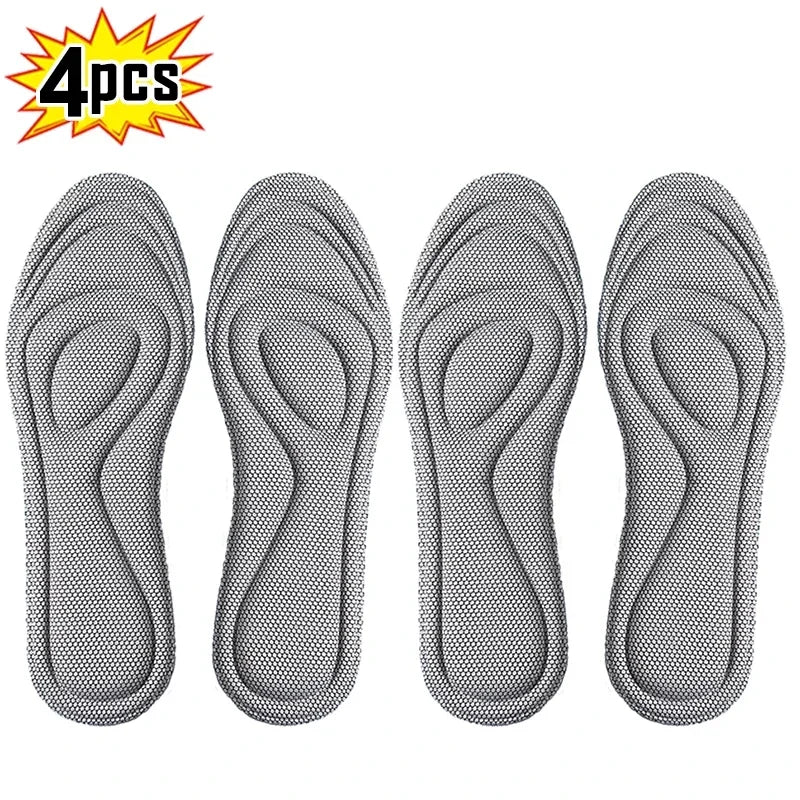 1/2 Pairs Memory Foam disposable Insoles for Shoes Antibacterial Deodorization Sweat Absorption Insert Sport Shoes Pads Beauty World Shop