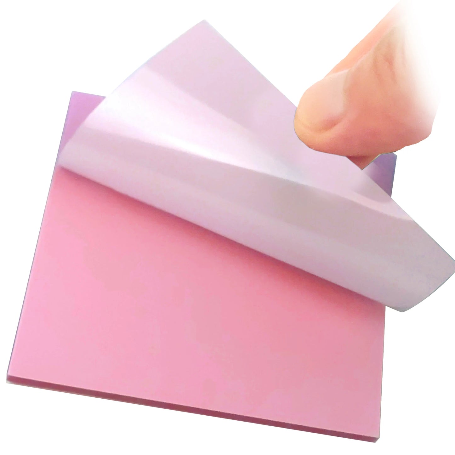 50 Sheets Creative Transparent PET Waterproof Sticky Notes Notepads - School Stationery & Office Supplies Beauty World Shop