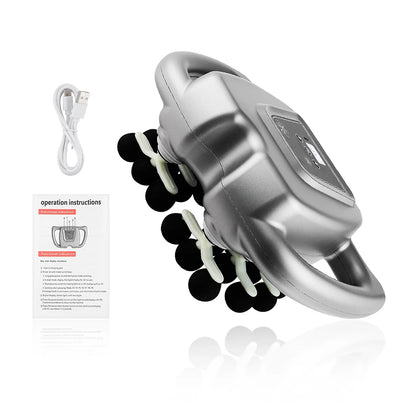 42-Heads Fascia Gun High-Frequency Vibration Body Massage Gun Back and Waist Massager Neck Shoulder Massager Muscle masajeador Beauty World Shop