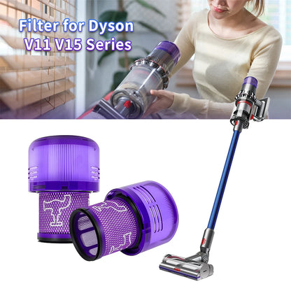 Dust Bin Canister and Hepa Filter Kit For Dyson V11 V15 SV14 SV15 SV22 Vacuum Cleaner Dust Bucket Rear Filter Parts Replacement Beauty World Shop