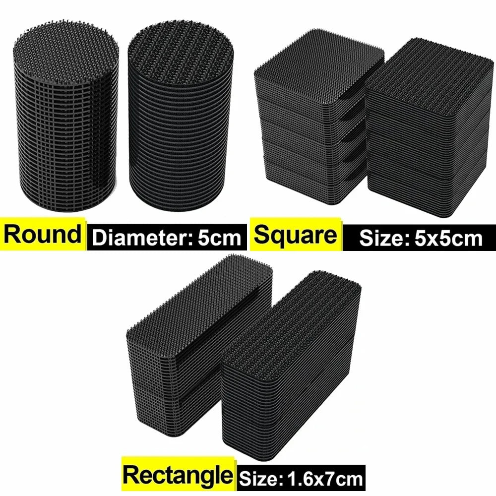 New Carpet Fixing Stickers Double Faced High Adhesive Car Carpet Fixed Patches Home Floor Foot Mats Anti Skid Grip Tapes Beauty World Shop