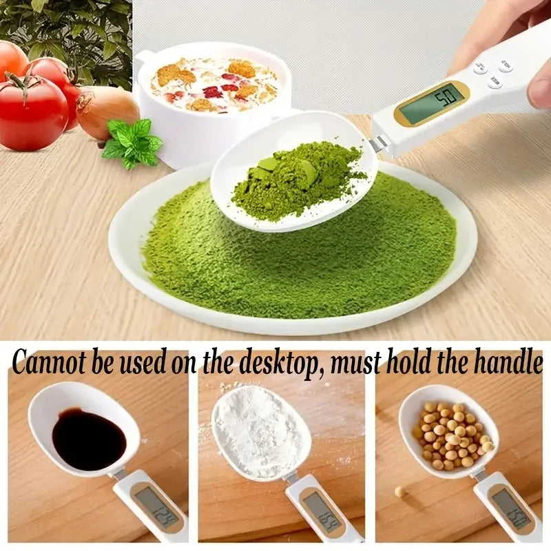 Mini Spoon Scale Digital Kitchen Scale Electronic LCD Food Scale 0.1-500g Cooking Flour Milk Coffee Powder Weight Measure Spoon Beauty World Shop