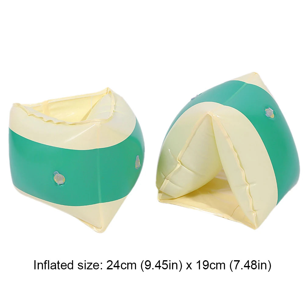 2pcs PVC Inflatable Arm Rings Summer Swimming Arm Floater Kids Pool Float Sleeve Inflatable Pool Buoy Armbands Pool Accessories Beauty World Shop
