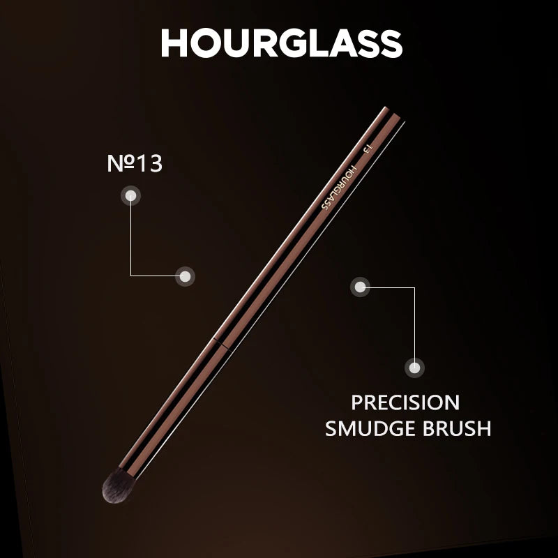 Hourglass Makeup Brush- No.13 Precision Smudge Brush Soft and Skin-friendly Fiber Hair Fashion Design Single Eye Brush Beauty World Shop