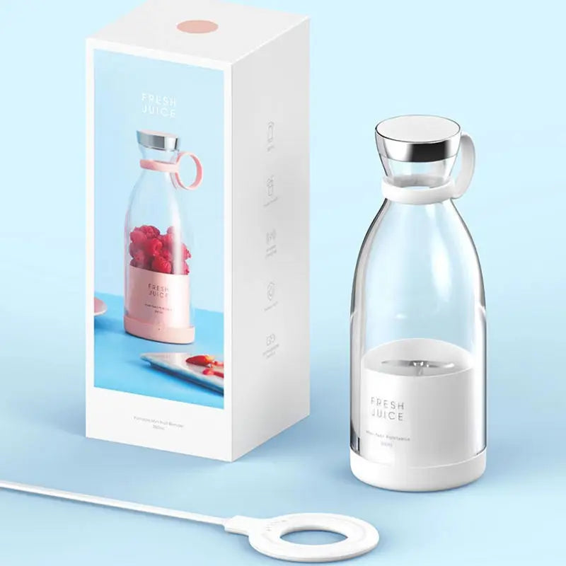 HOMEFISH Electric Juicer Blender Usb Mini Fruit Mixers Fruit Extractors Food Milkshake Multifunction Juice Maker Machine Beauty World Shop