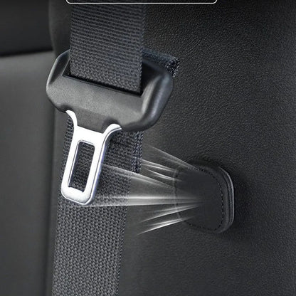 2Pcs Magnetic Car Seat Belt Holder Fixing Clip Pu Leather Seatbelt Limiter Stopper For Safety Belt Clip Prevent Falling Beauty World Shop