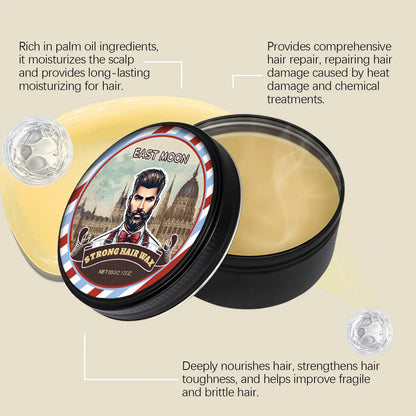 Long Lasting Stying Wax Fluffy Hair Pomade Wax Keep Hair Oil Edge Control Barbershop Tools Salon Hairdressing Mud Hair Styling Beauty World Shop