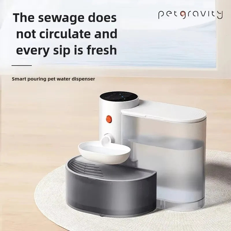 Smart Dump Cat Water Dispenser Running Water Rechargeable Automatic Water Dispenser For Pet Dogs Beauty World Shop