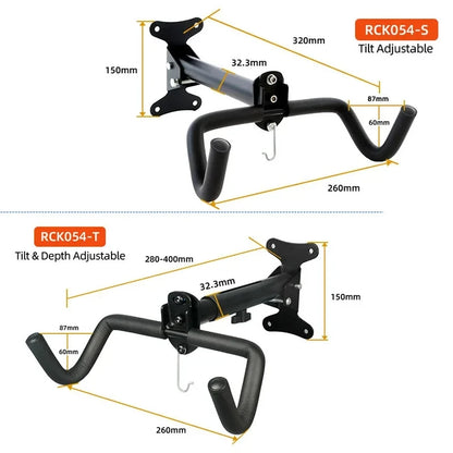 1PCS Wall Beam Stretchable Stand MTB Hanging Holder Room Wall Mounted Bicycle Rack 360 Degree Rotating Heavy Duty Storage Rack Beauty World Shop