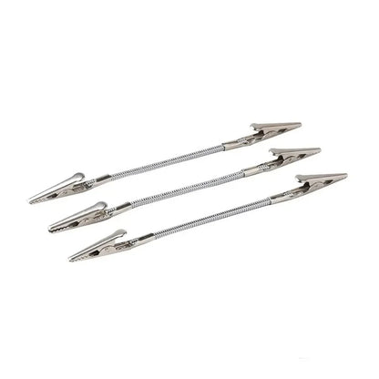 1/2/3pcs, double headed metal clip, crocodile mosquito coil clip, bendable advertising label clip, clip for Aromatic metal clip Beauty Trend Shop