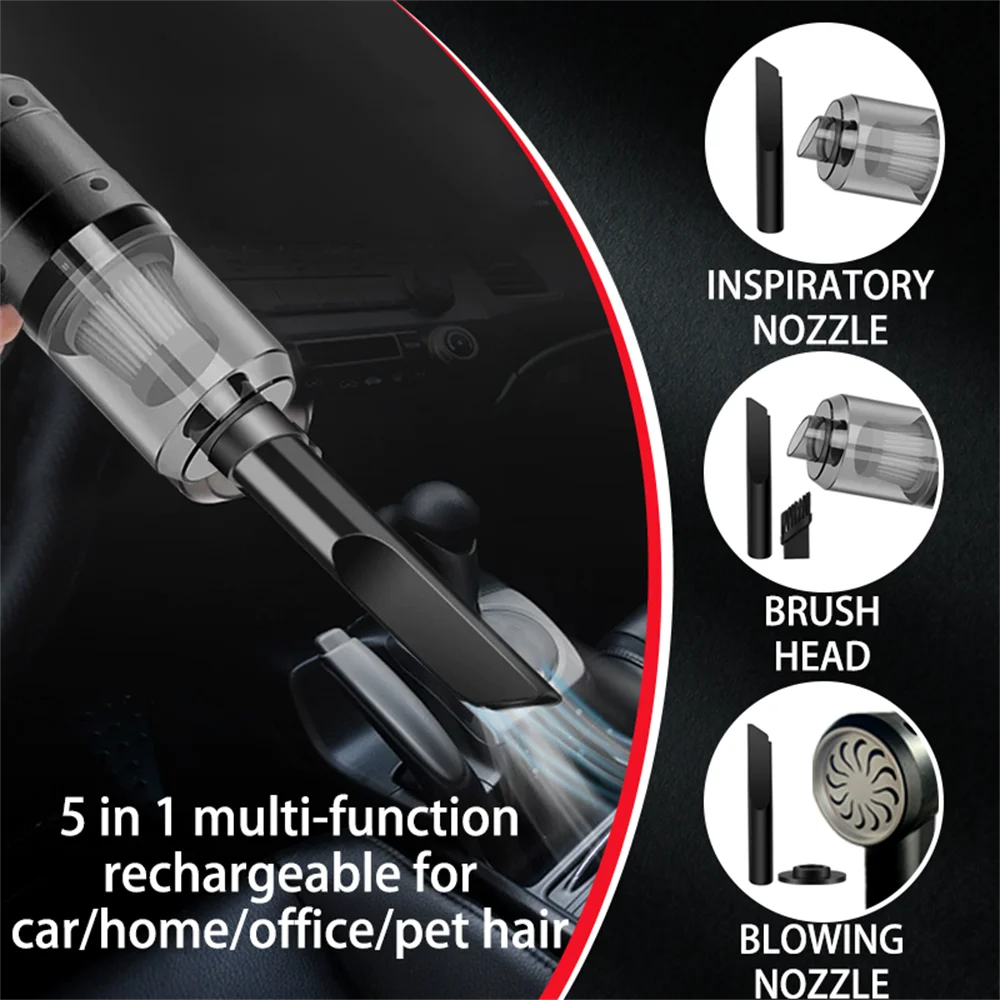 Portable Small Vacuum Cleaner For Multi Purpose Vehicles Small Household Pump Handheld Car Vacuum Cleaner Beauty World Shop