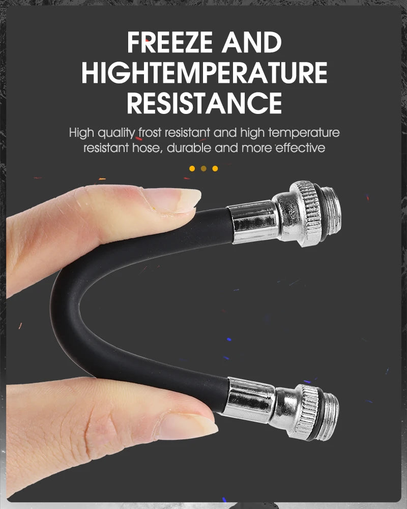 WEST BIKING Mini Bike Pump 100PSI Schrader Presta Valve MTB Road Cycling Pump Aluminum Alloy Bicycle Hand Air Pump Tire Inflator Beauty World Shop
