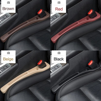 2PCS Car Seat Gap Filler Between Seats Console Organizer Seat Crevice Storage Box Bag Decoration Interior Auto Accessories Beauty World Shop