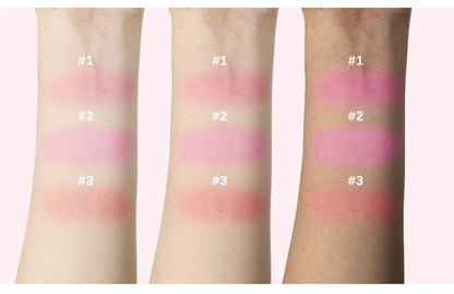 Professional Makeup Powder Blush 12HR Wear Vegan Formula Blusher Makeup Blush in Bar Cosmetics Palette Powder Pink Cream Face Beauty World Shop