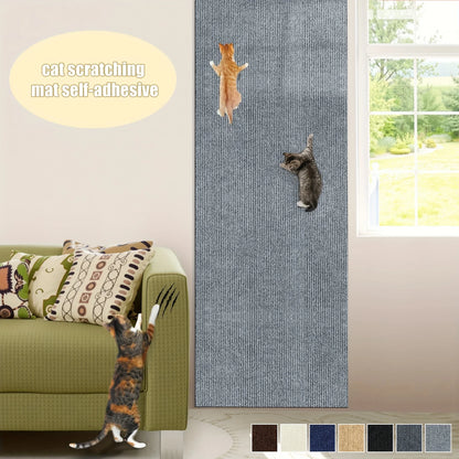 Trimmable Cat Scratch Mat Self-Adhesive Cats Scratch Carpet Anti Cat Scratcher Furniture Couch Corner Indoor Sofa Wall Protector Beauty World Shop