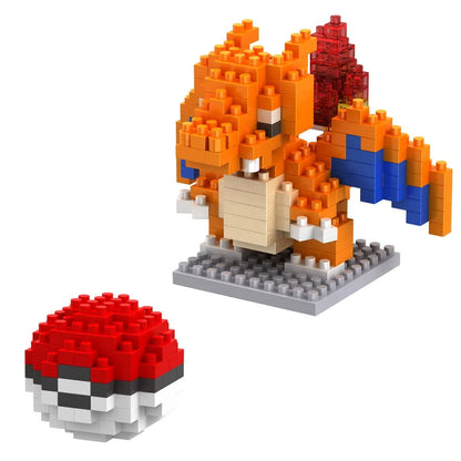 75 Style Building Blocks Assembly Anime Picachu Charizard Doll Blastoise Bulbasaur Gengar Bricks Figures Toy for Kid Gift Beauty World Shop