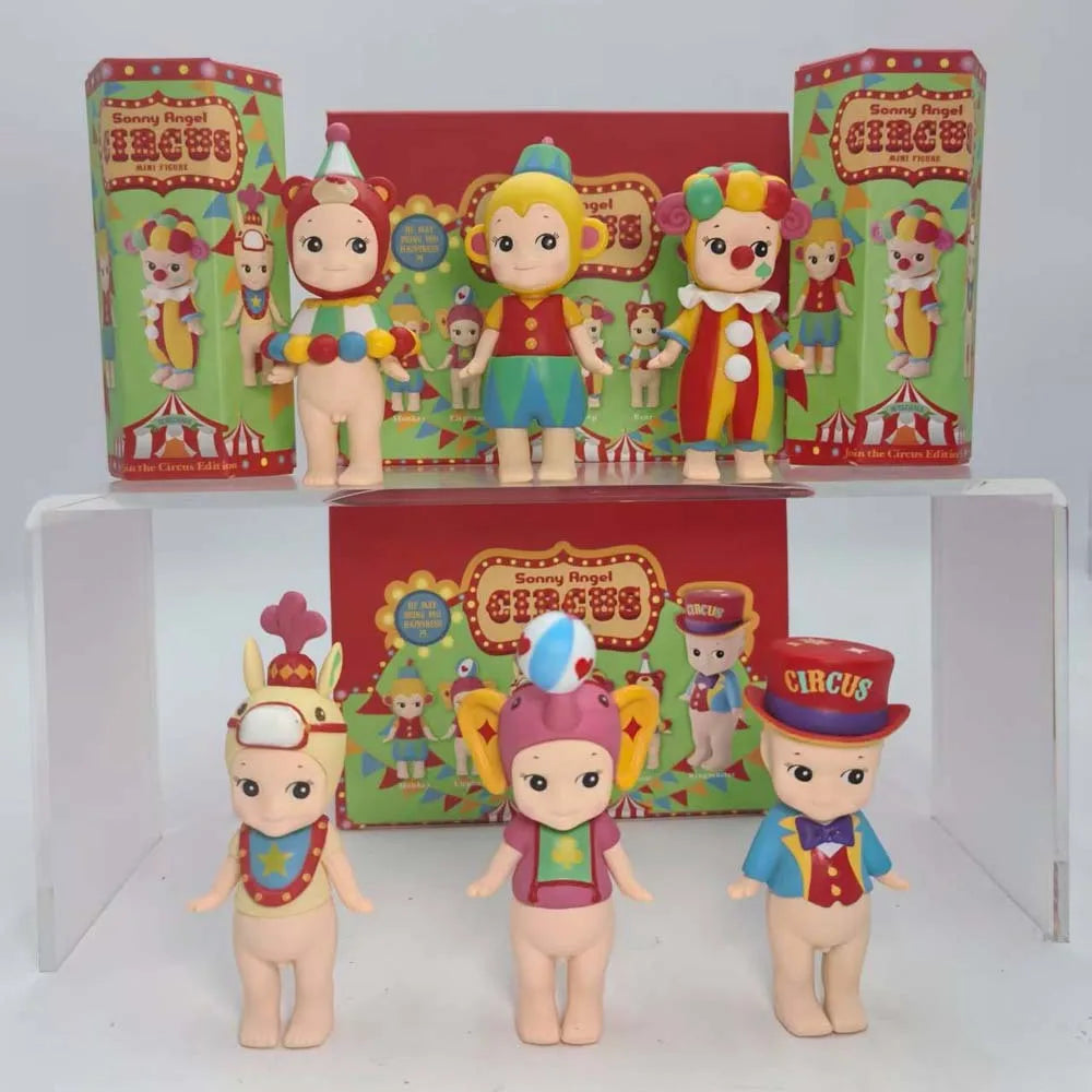 Sonny Angel Circus Series Blind box Action Figures Cute Mysterious Surprise Toy Anime Model Doll Child Christmas Gift Beauty World Shop