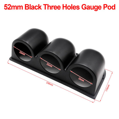 Universal 2INCH Car auto Gauge Holder 52mm manometer support Car Gauge Pod for Left Right Drive Car for 2 Inch 52mm Gauges Beauty World Shop