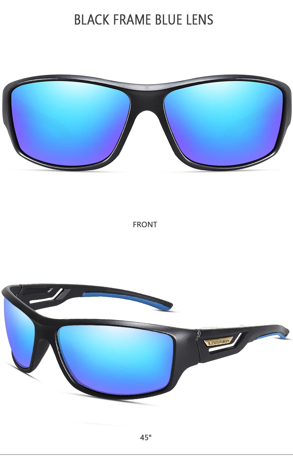 LOISRUBY Polarized Fishing Sunglasses Men Camouflage Driving Outdoor Sports Cycling Running Goggles UV400 Tackle Eyewear Beauty World Shop