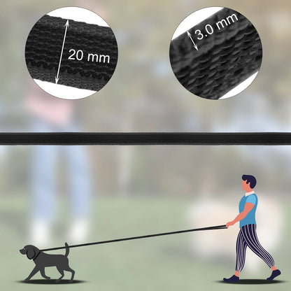1.5M/2M/5M/3M/15M Medium small Long Dog Leash Latex Silk Easy and Convenient Training Big Dual color dog leash 10 meters Beauty World Shop