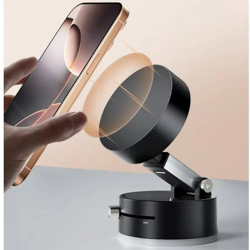Car mobile phone magnetic Stand 2025 New type suction cup vacuum adsorption car special fixed mobile phone stand Beauty World Shop