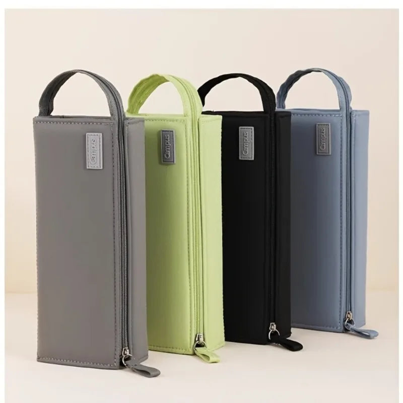 Mega Pencil Case! 20+ Slots & Mesh Pockets. Rigid Non-Bend + 90° Zipper. All-in-One for School/Travel Beauty World Shop