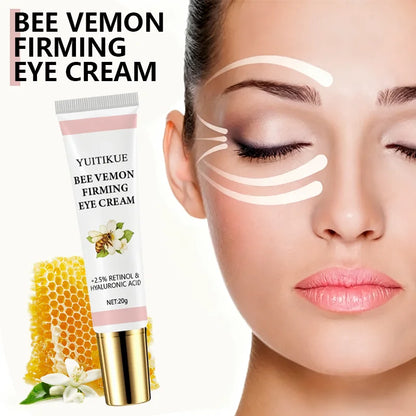 Bee Venom Firming Eye Cream 20g - with 2.5% Retinol & Hyaluronic Acid, Moisturizing & Lifting, Massage for Moist Eye Skin Beauty World Shop