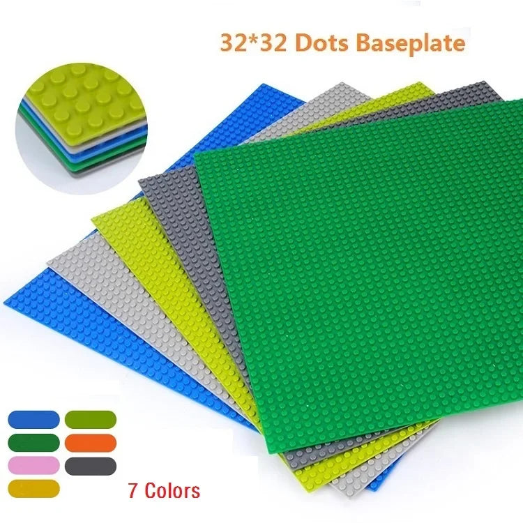 Classic Base Plates 32x32x16x16 Dots MOC DIY Plastic Bricks Baseplates City Dimensions Building Blocks Figures Construction Toys Beauty Fashion