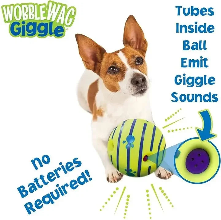 Funny Interactive Giggle Ball - Balls for Dog IQ Training, Pet Interactive Toy, Stimulating Play, Mental Stimulation, and Exerci Beauty World Shop