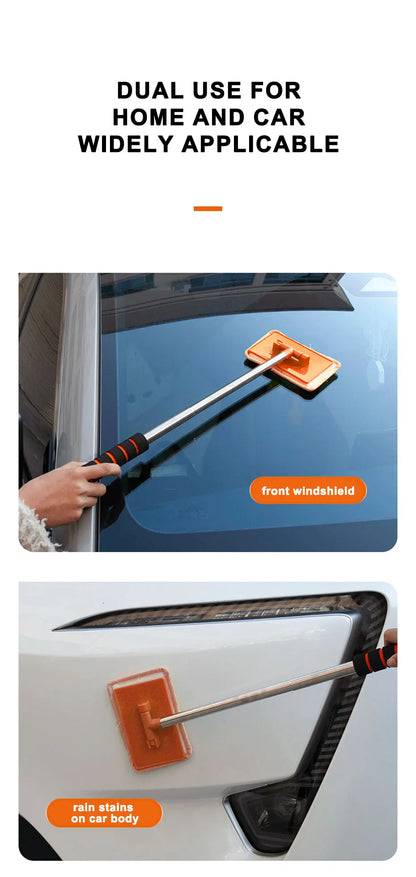 SEAMETAL Car Front Windshield Defogging Brush Telescopic Long handle Car Household Glass Clean Brushes Dust Remover Tool Beauty World Shop