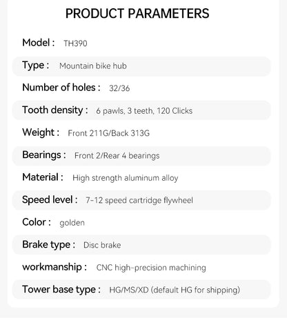 TANKE 120 Click Hub 6 Bearing Mountain Bike MTB Hub Front Rear 32 36 Holes QR Thru-axle Exchange Disc Brake Bicycle Hubs HG MS Beauty World Shop