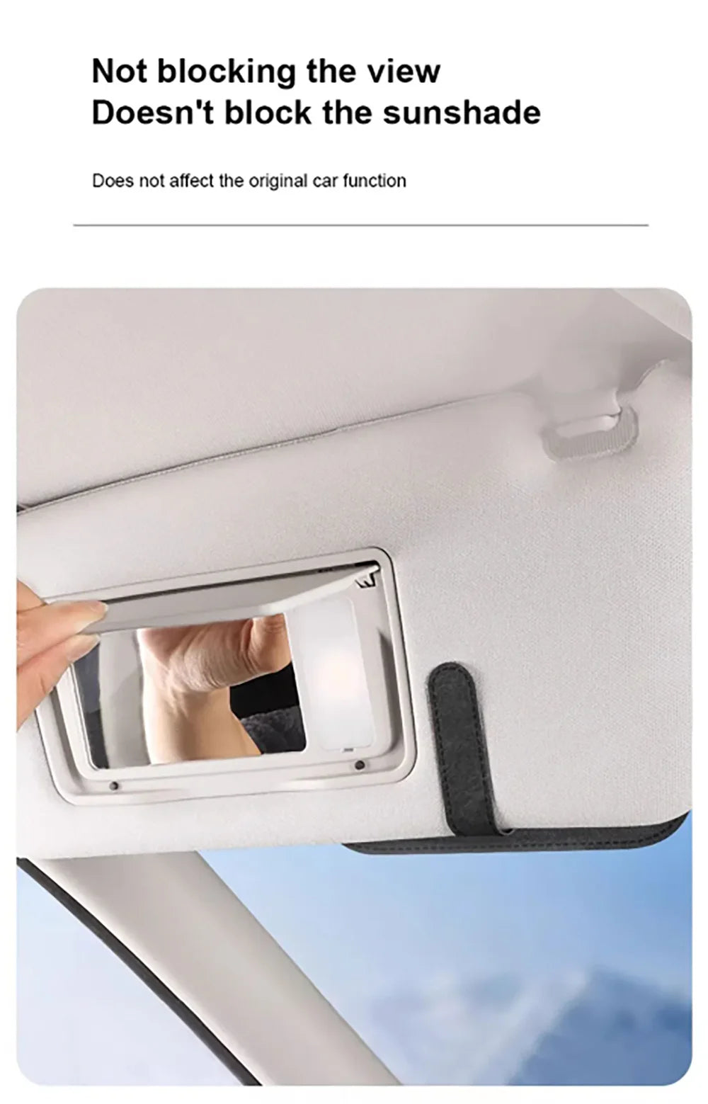 Car Glasses Case Auto Sun Visor Premium Suede Glasses Holder Wear-Resistant Sunglasses Protective Box Universal Cars Accessories Beauty World Shop