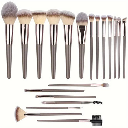 Professional 3-20PCS Makeup Brushes Set Soft Fluffy Foundation Eyeshadow Concealer Blending Blush Brush Kabuki Women Beauty Tool Beauty World Shop