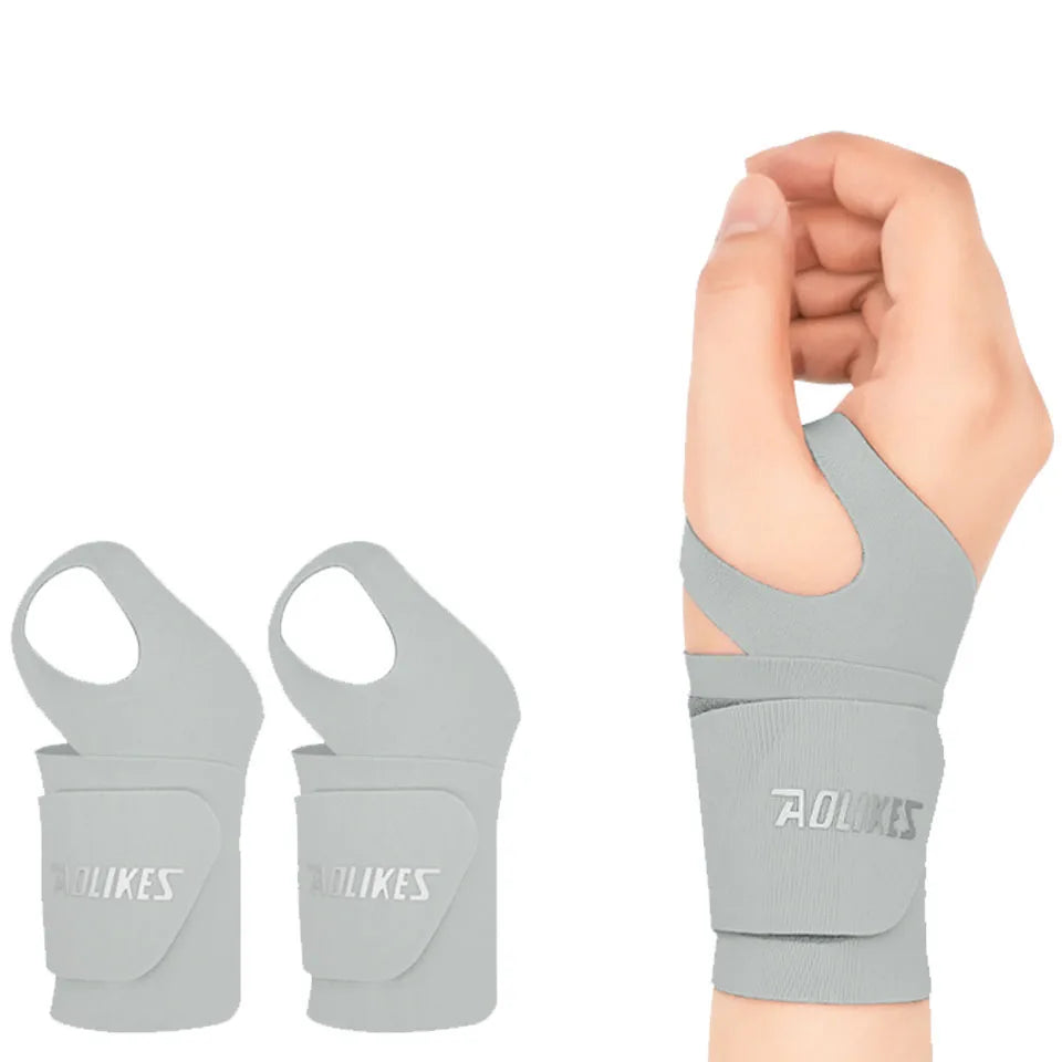 AOLIKES Ultra Thin and Soft Wrist Brace Wrist Wraps for Men and Women, Adjustable Wrist Support for Basketball Tennis Badminton Beauty World Shop