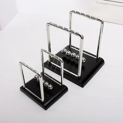 Newton Cradle Balance Steel Balls Perpetual Motion Collision Ball School Teaching Physics Science Pendulum Toy Home Decoration Beauty World Shop