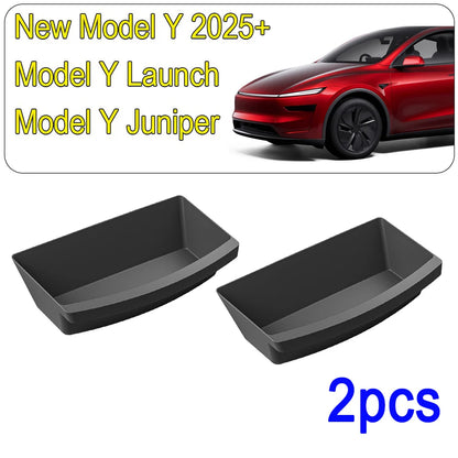 For Tesla New Model Y 2025 Juniper Launch Under Seat Storage Box Case Car Seat Organizer Vehicle Underseat Drawer Tray Accessory Beauty World Shop