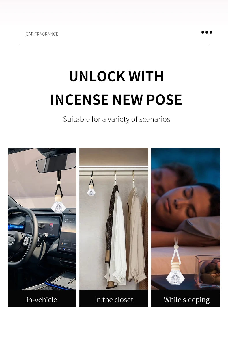 Perfume Car perfume, a car fragrance used for car interior accessories, a long-term car air freshener, keep charming and fresh Beauty World Shop