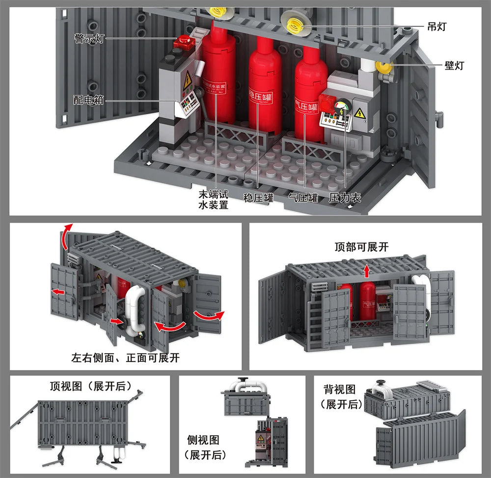 World War 2 WW2 Army Military Soldiers SWAT Police Container Weapon Cannon Base Model Building Blocks Bricks Children's Toys Beauty World Shop