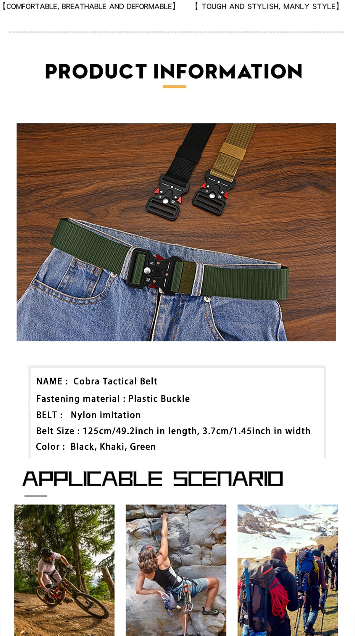 Men's Belt Outdoor Multi Function Belt High Quality Canvas For Nylon Male Luxury Belts Women's Sports Jeans Belt Neutral Belts Beauty Fashion