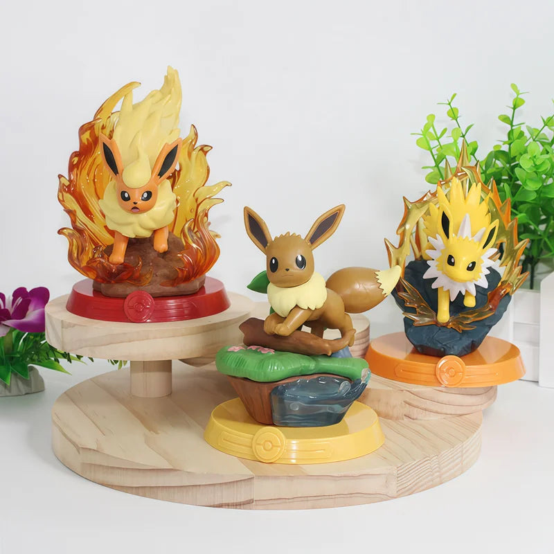 Pokemon Eeveelution Espeon Sylveon Glaceon Leafeon Vaporeon Umbreon Flareon Anime Figure Model Blind Box Toys Birthday Gifts Beauty World Shop